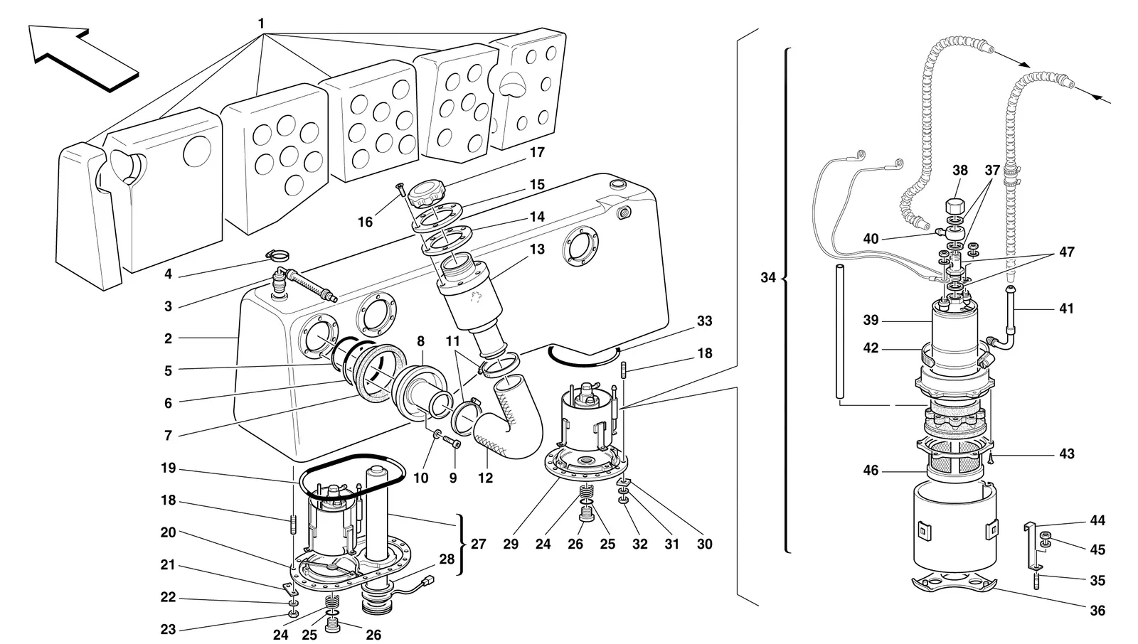 Fuel Tank And Pump