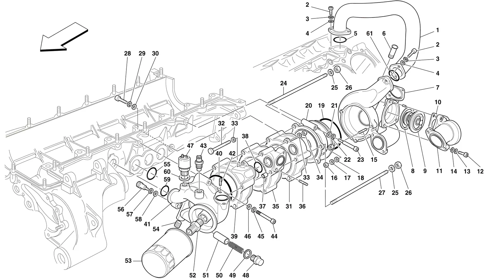 Oil/Water Pump - Body And Accessories