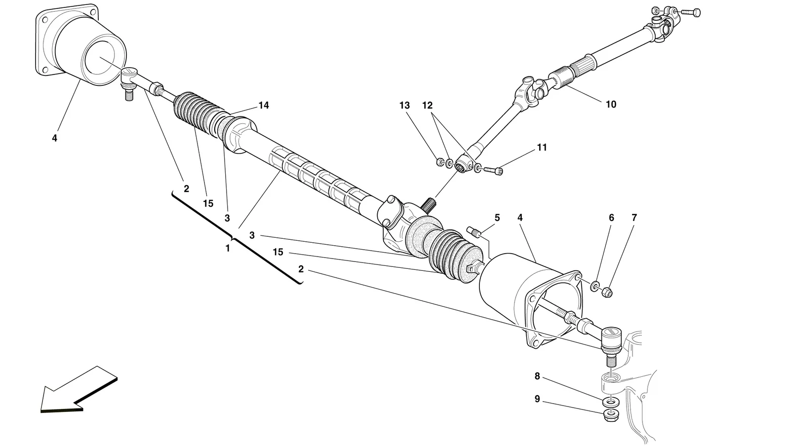 Steering Box And Cardanic Transmission
