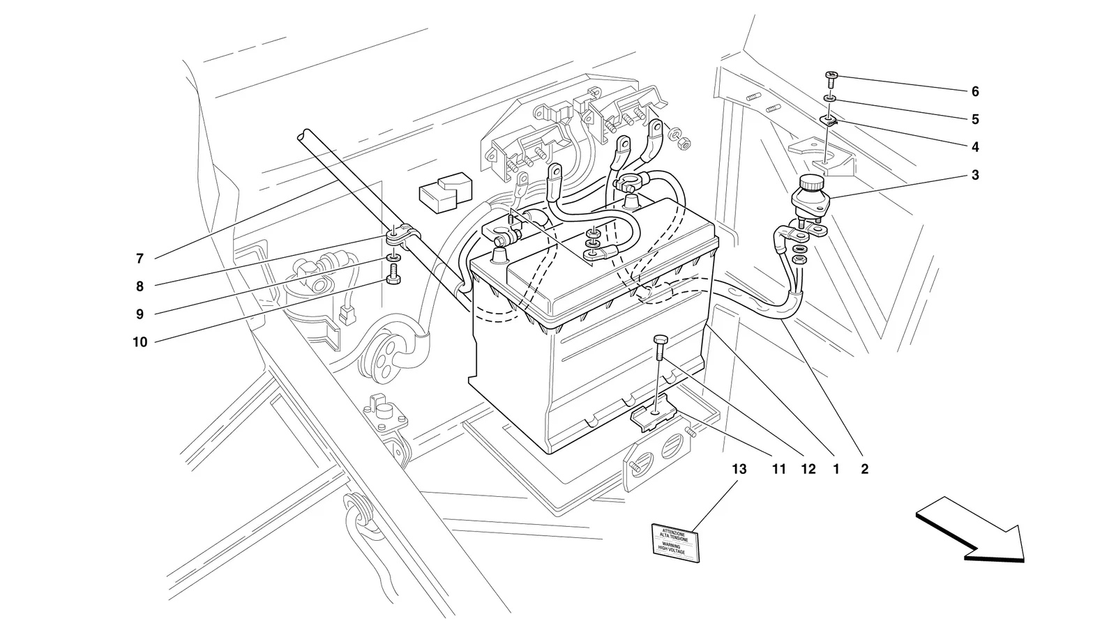 Battery And Cables