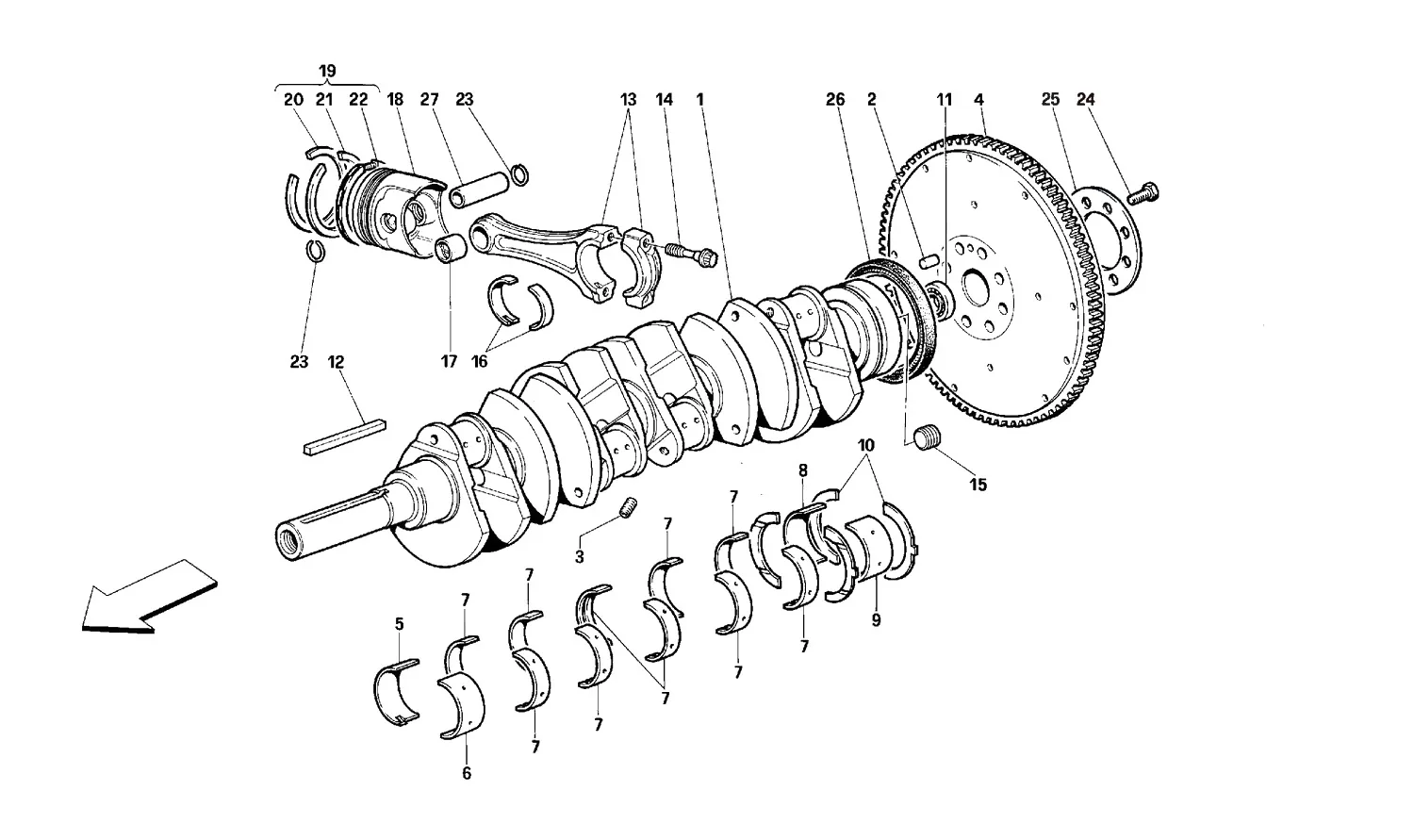 Crankshaft - Connecting Rods And Pistons