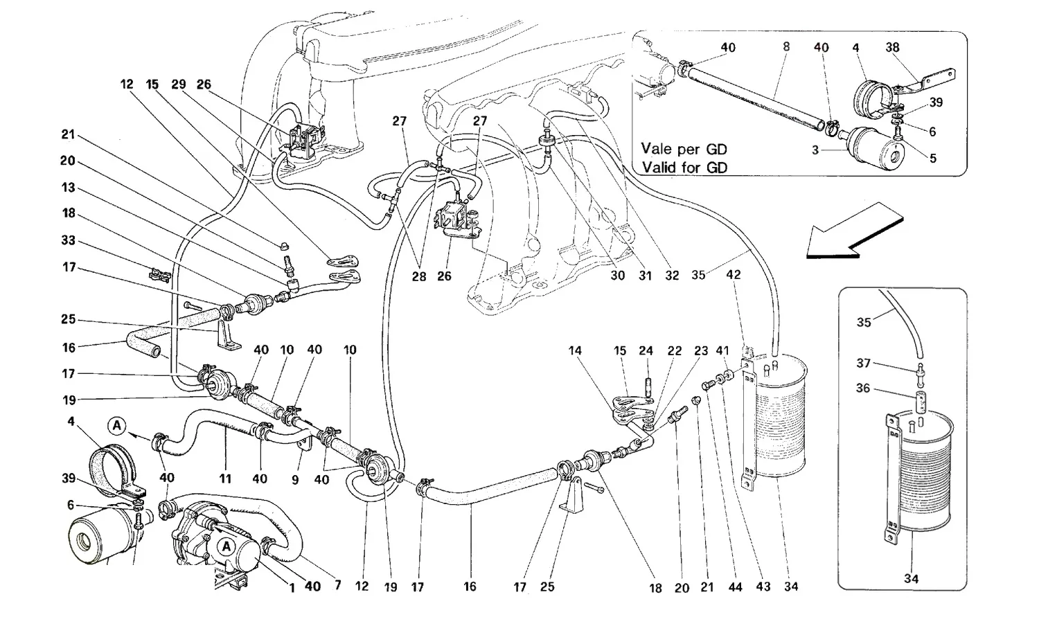 Secondary Air Pump And Lines