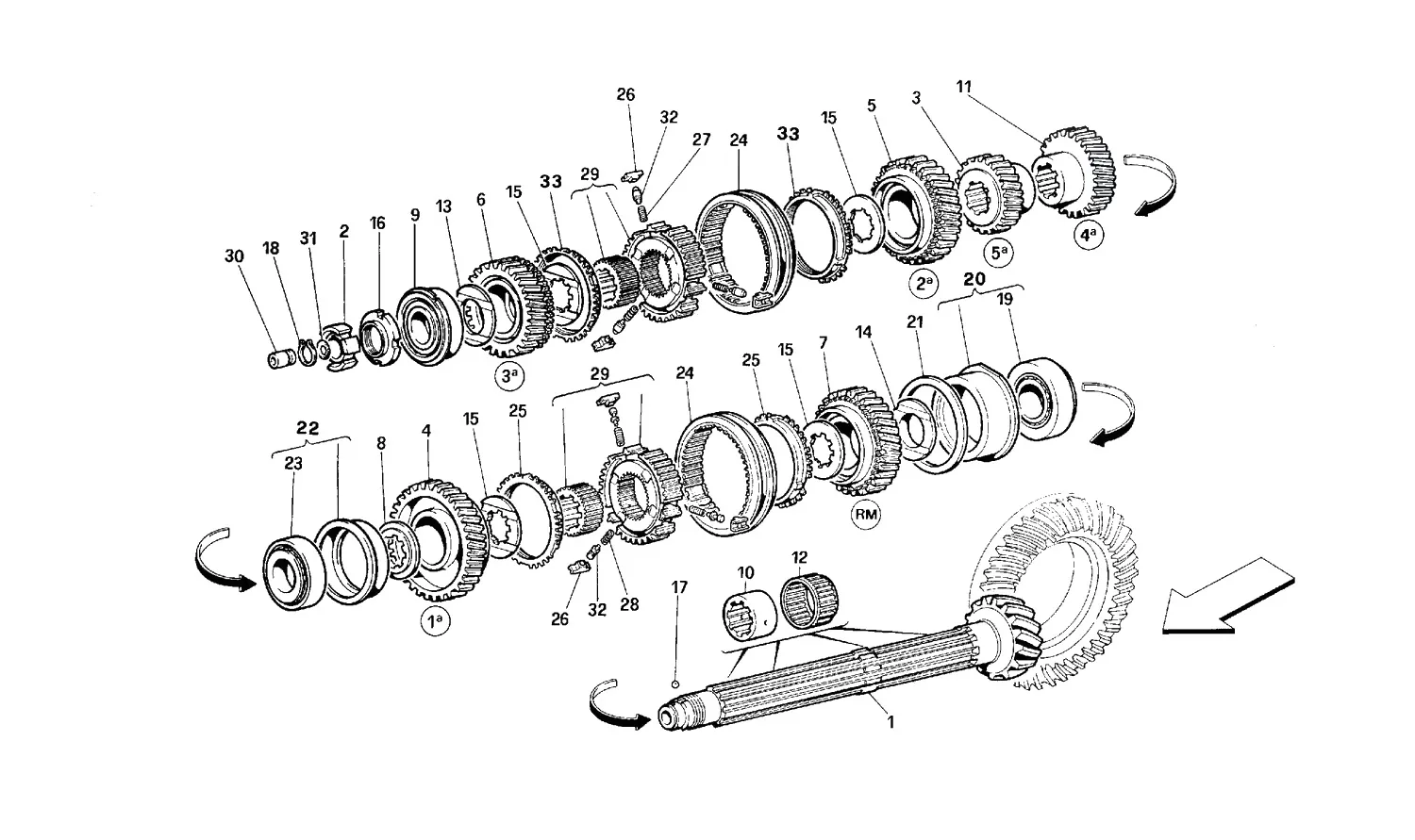 Lay Shaft Gears