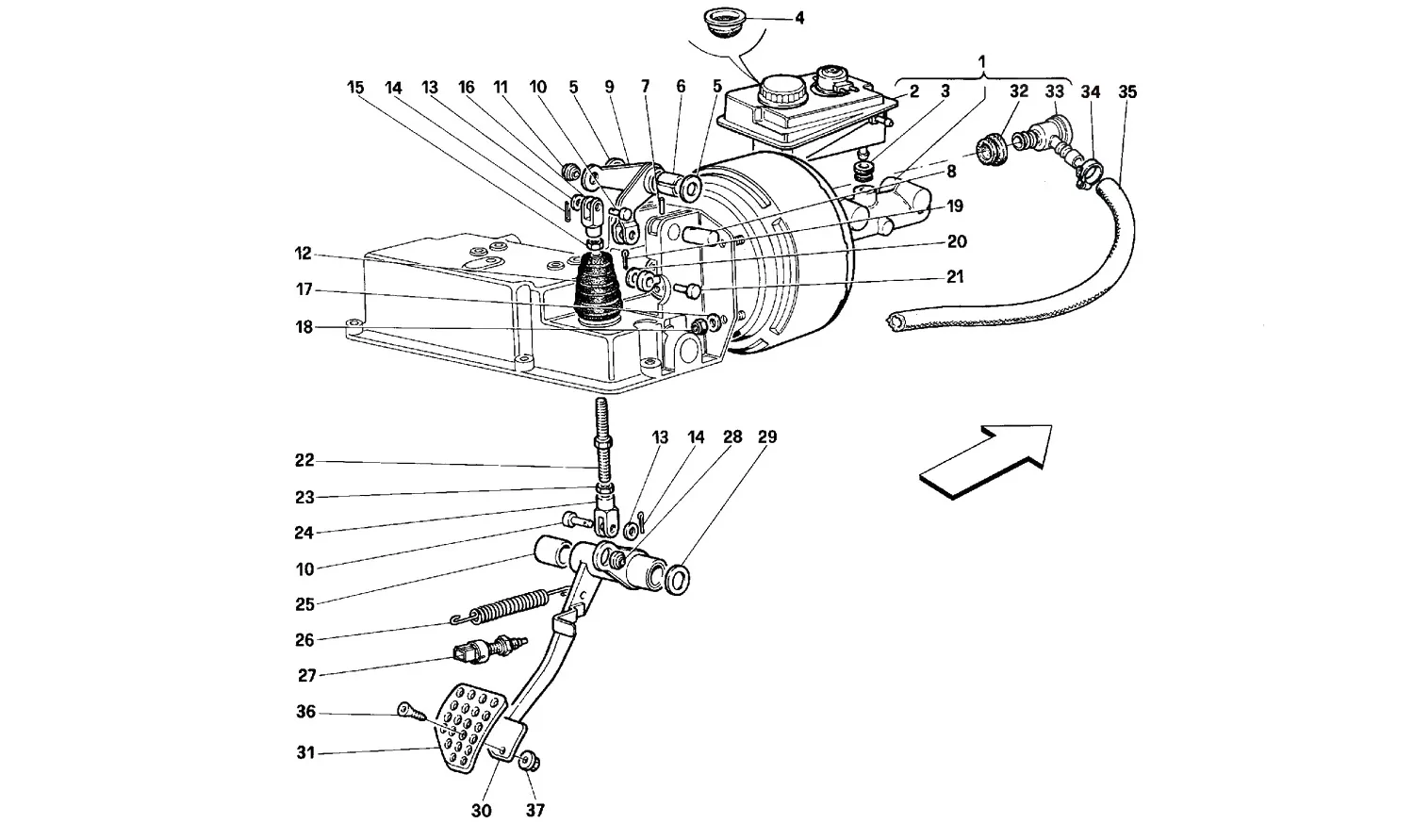 Brake Hydraulic System - RHD
