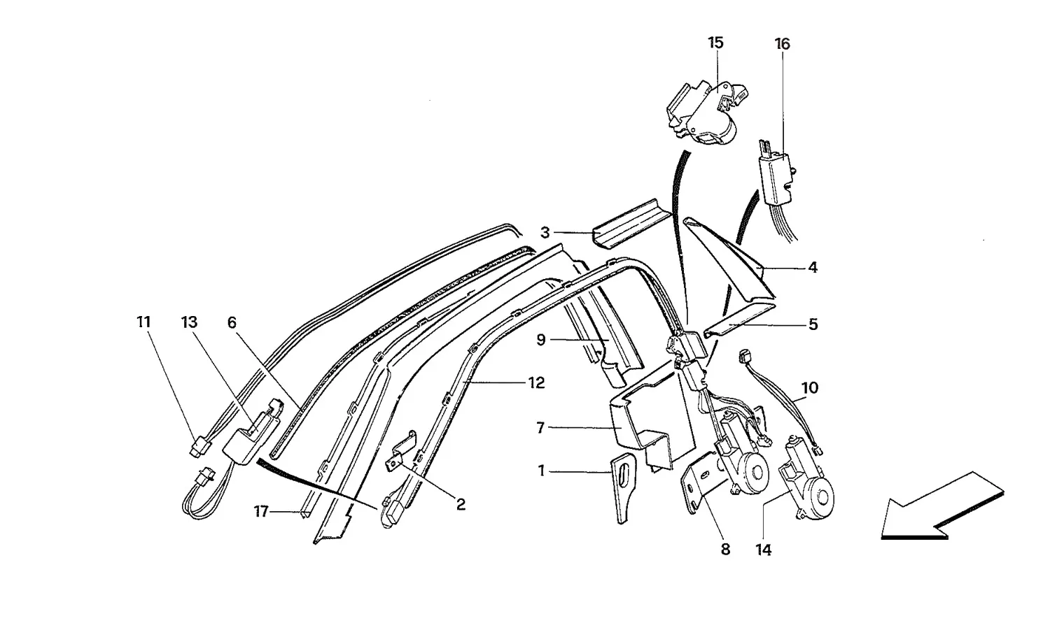 Passive Safety Belts System -Valid For Usa