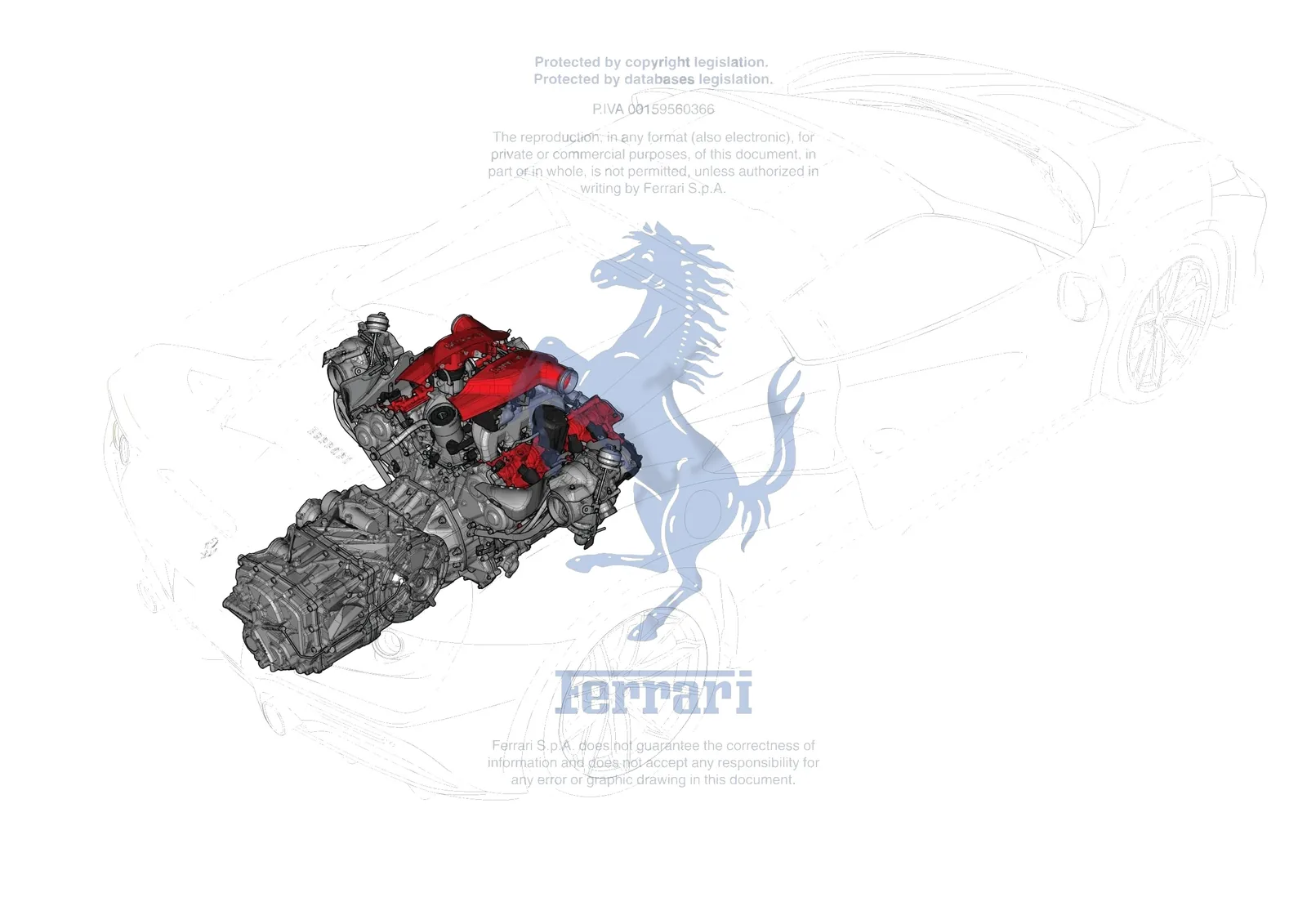 Ferrari F8 Spider [GENERAL] - A.1 - SPARE ASSEMBLY UNITS exploded diagram
