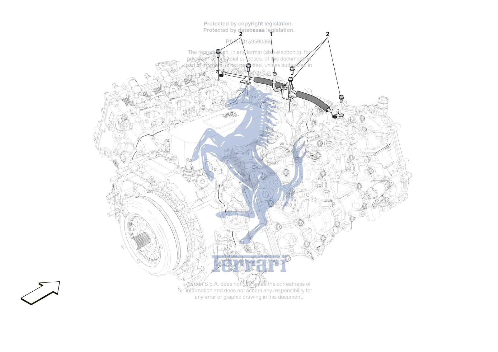 Ferrari F80 [ENGINE] - B.21 - VENTS exploded diagram