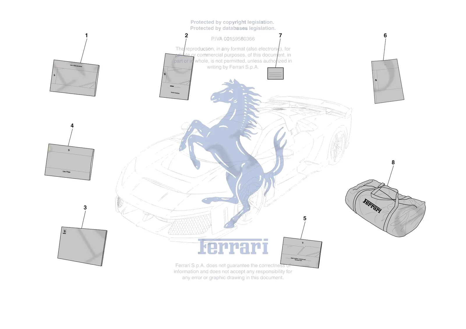 Ferrari F80 [MECHANICAL SYSTEM] - D.39 - OTHER ACCESSORIES exploded diagram