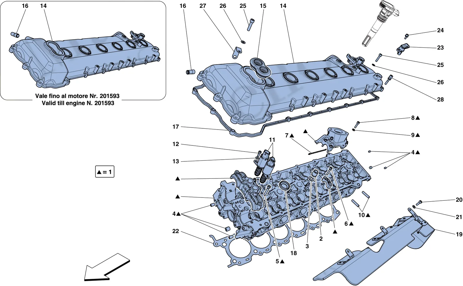 Left Hand Cylinder Head
