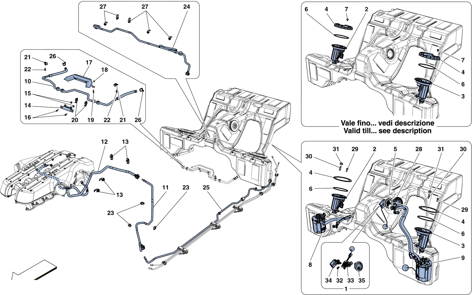 Fuel System Pumps And Pipes