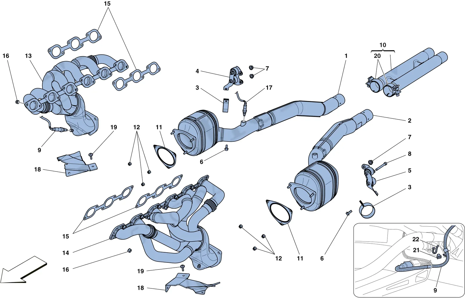 Pre-Catalytic Converters And Catalytic Converters