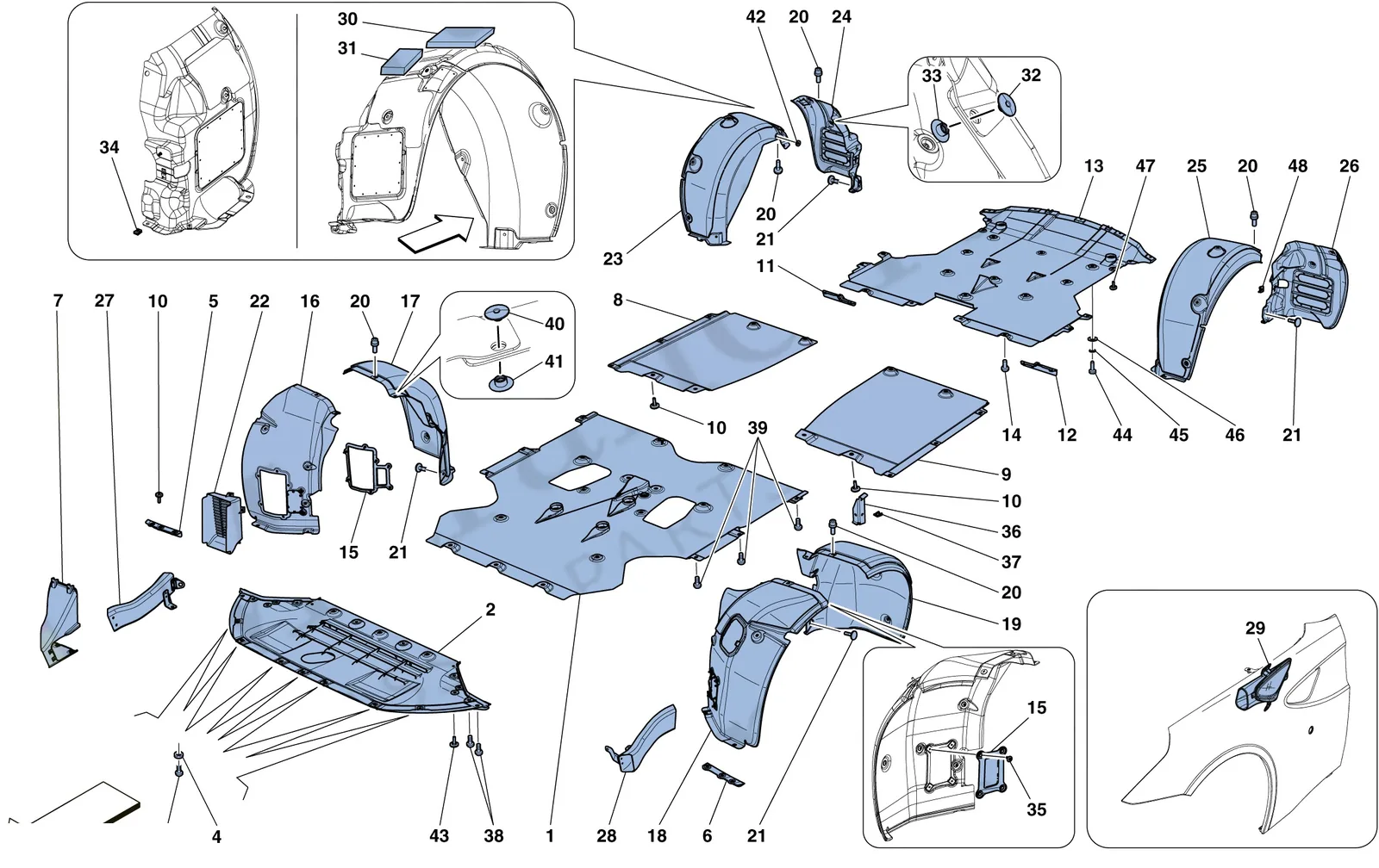 Flat Undertray And Wheelhouses