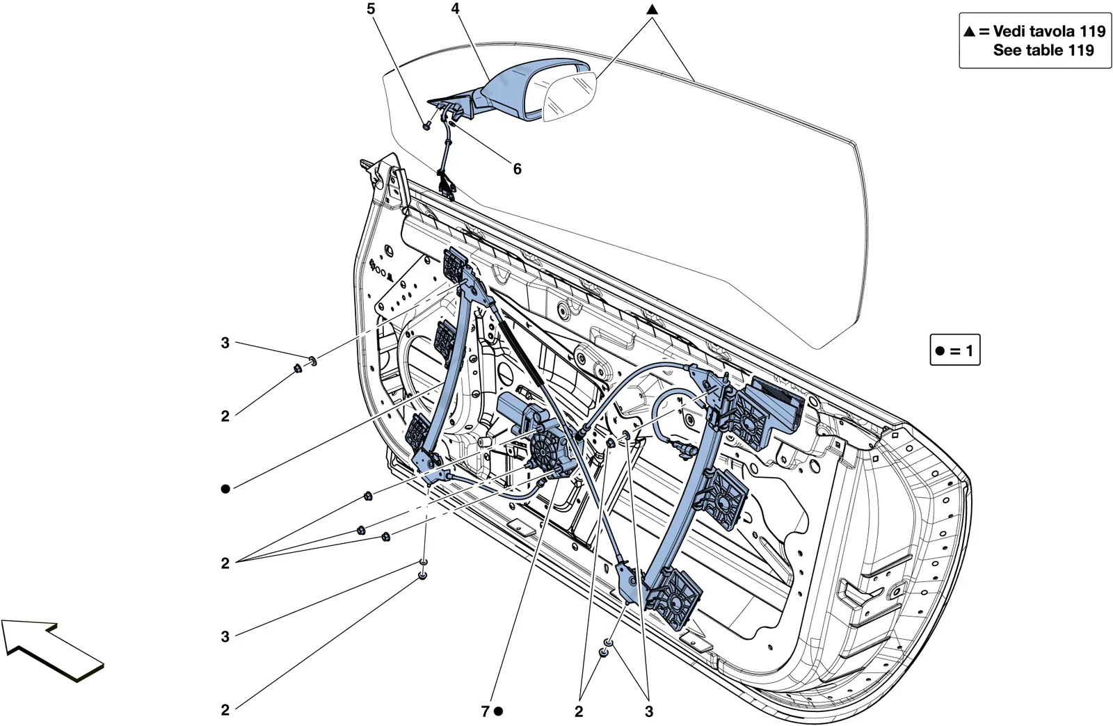 Doors - Power Windows And Rear-View Mirror
