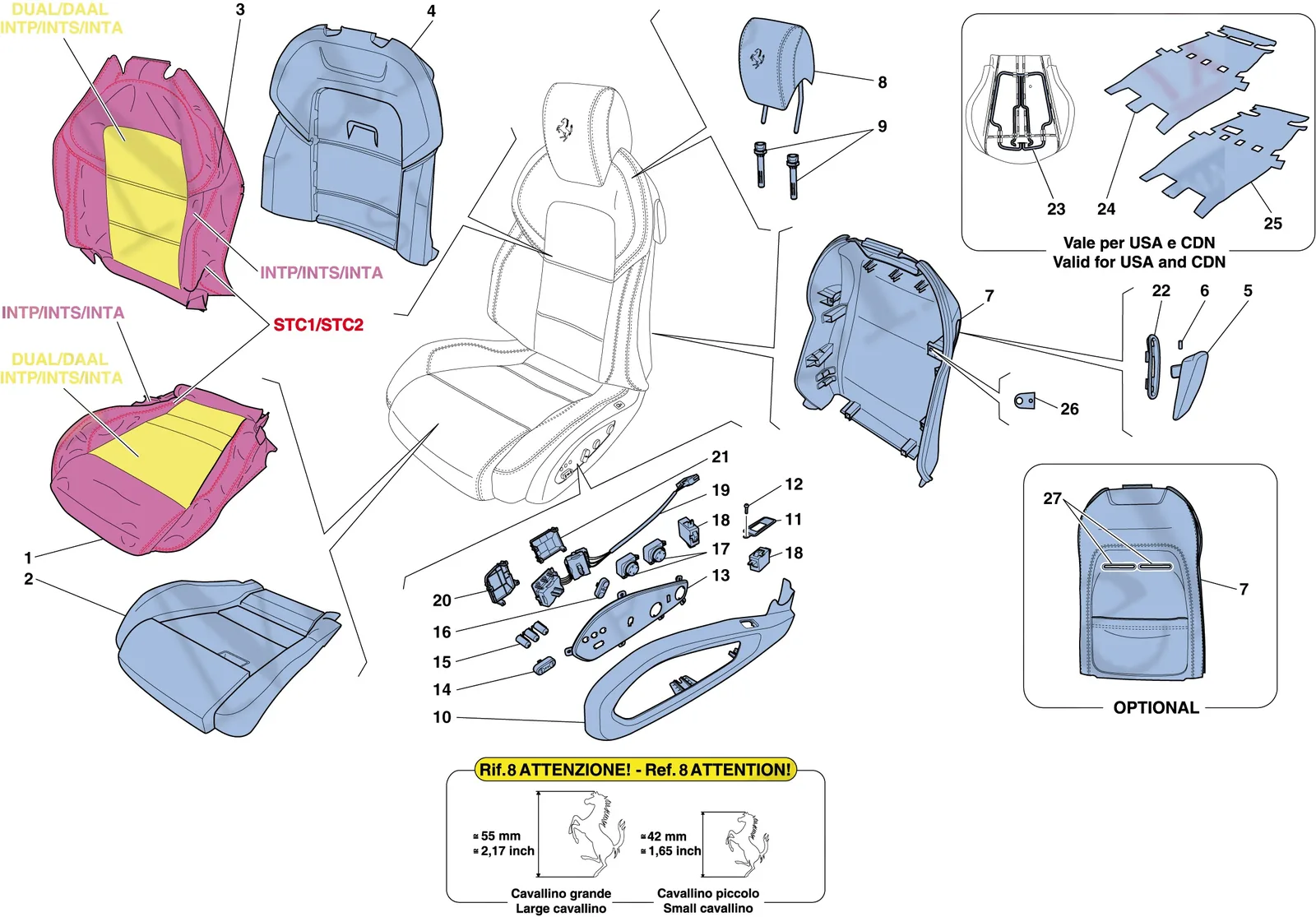 Front Seat - Trim And Accessories