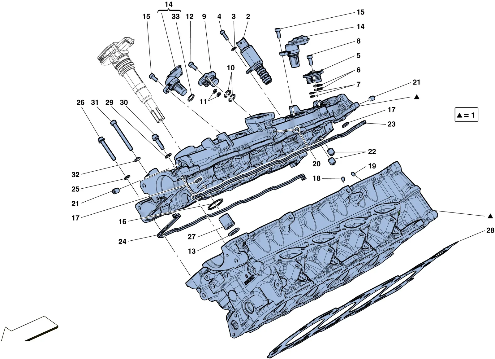 Right Hand Cylinder Head