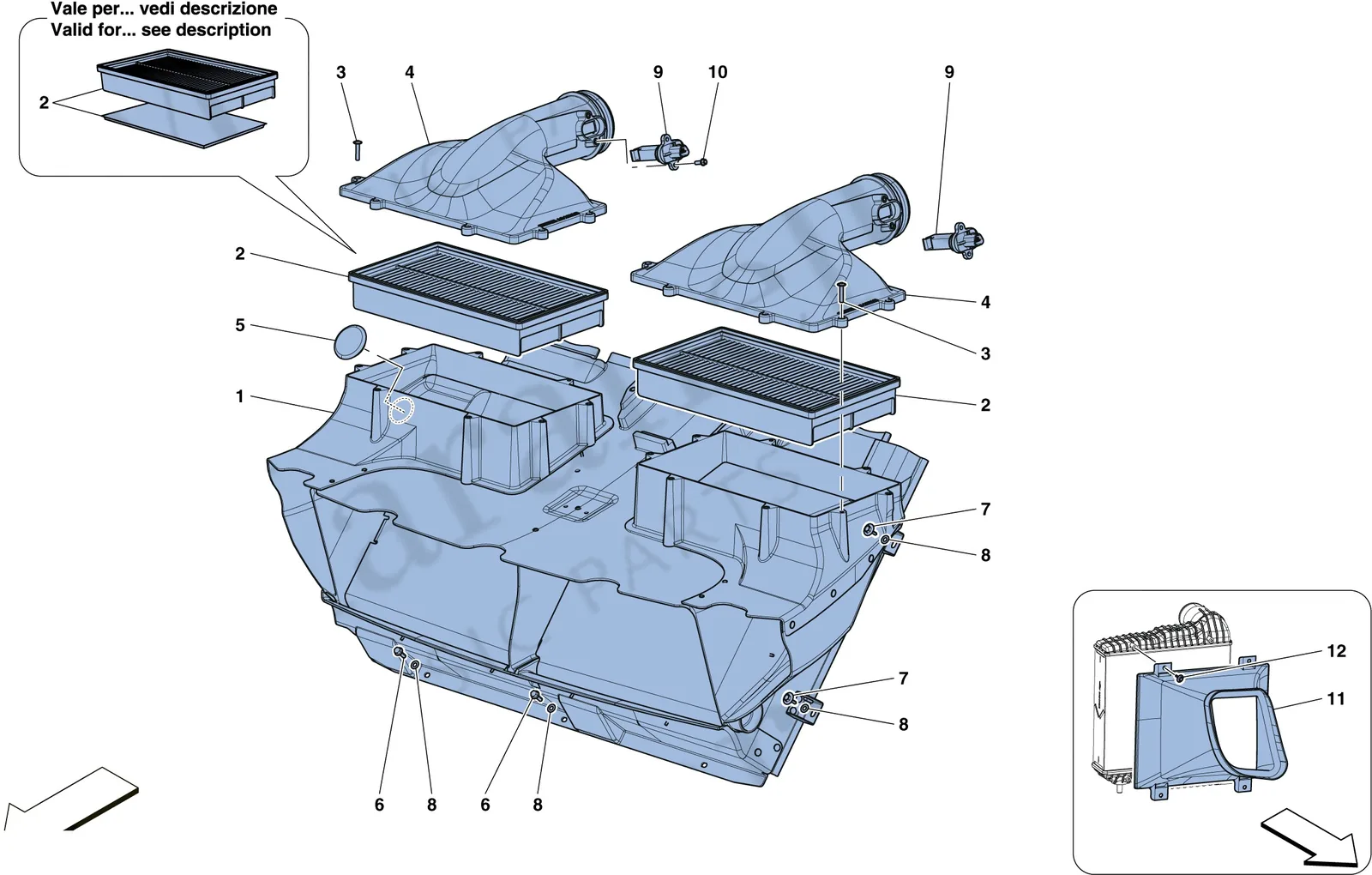 Air Filter, Air Intake And Ducts
