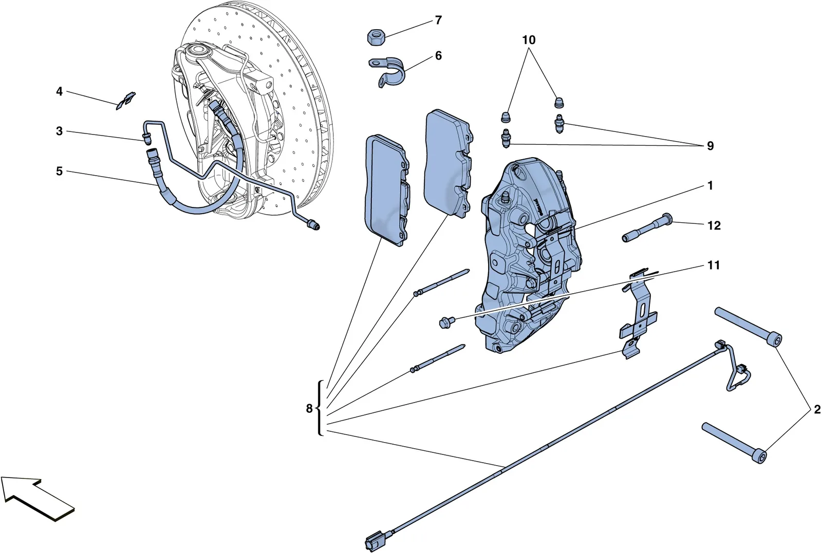 Front Brake Callipers