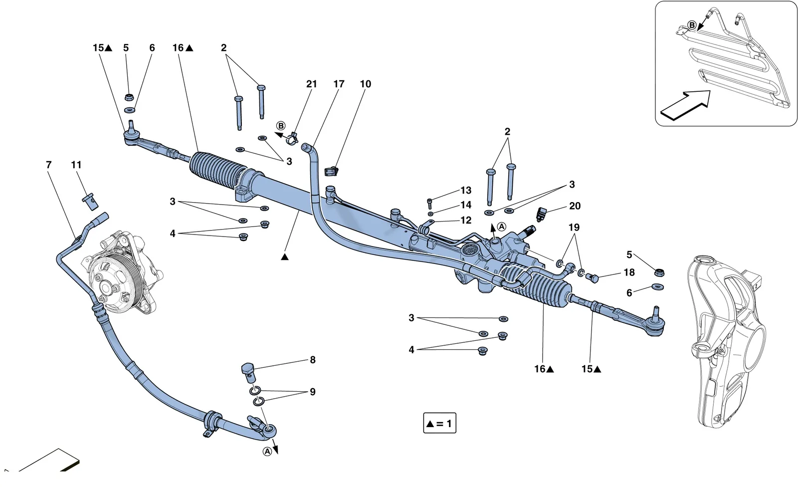Hydraulic Power Steering Box