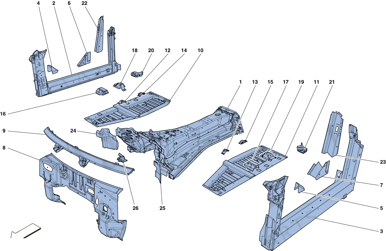 Structures And Elements, Centre Of Vehicle