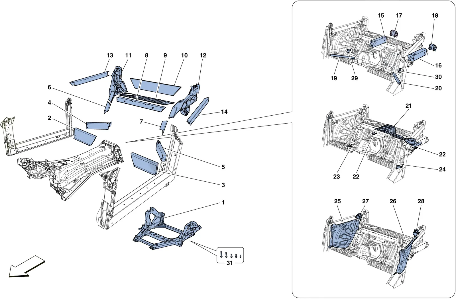 Structures And Elements, Rear Of Vehicle