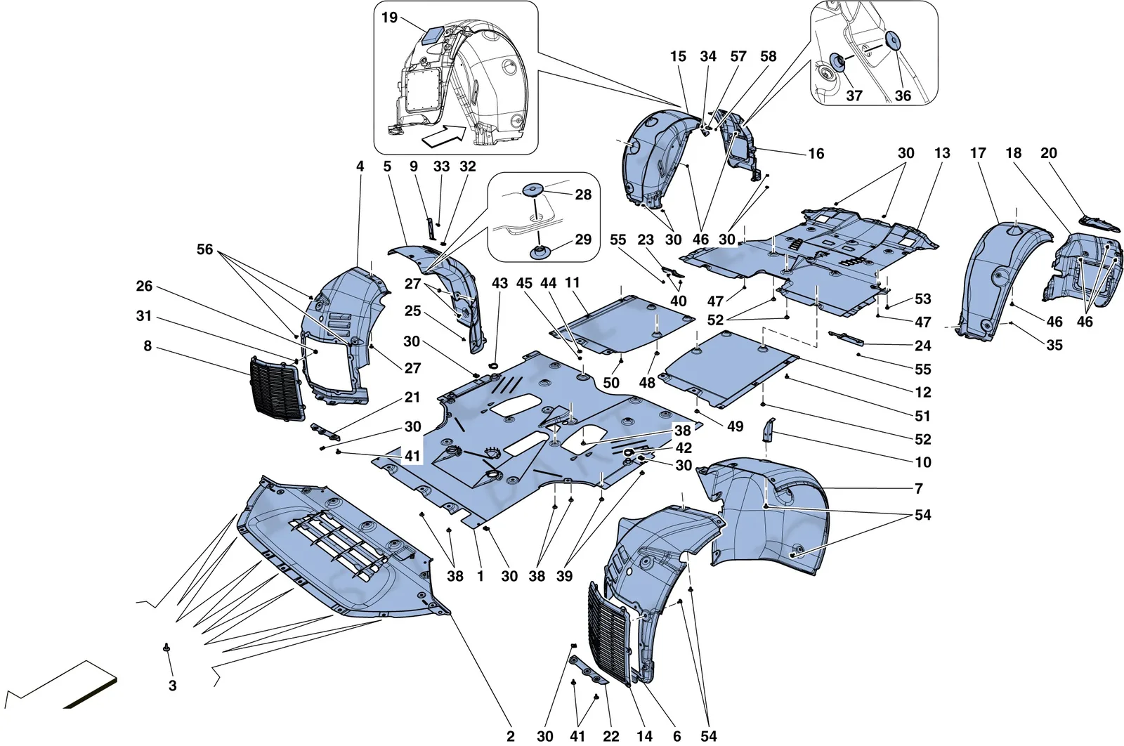 Flat Undertray And Wheelhouses