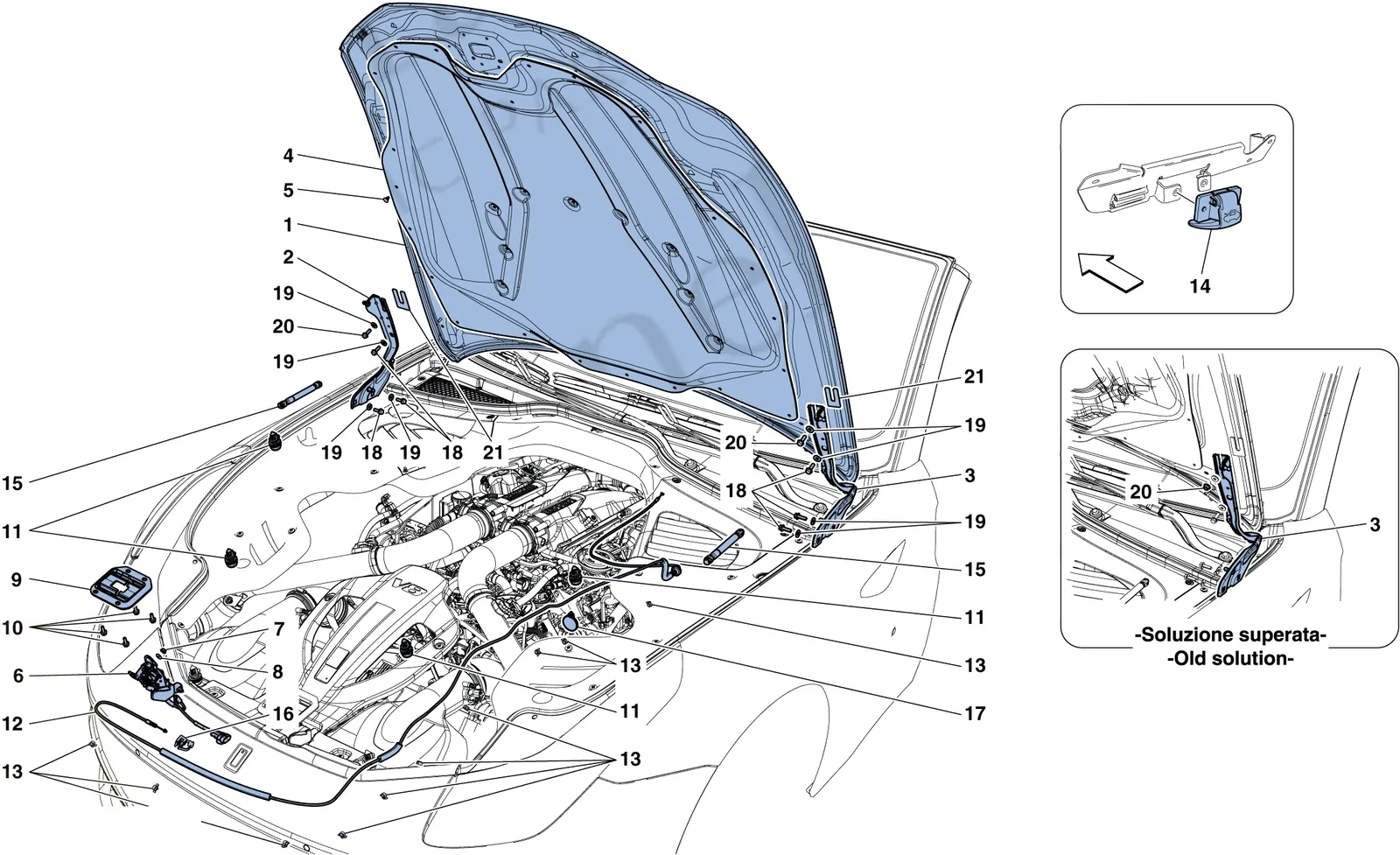 Front Lid And Opening Mechanism