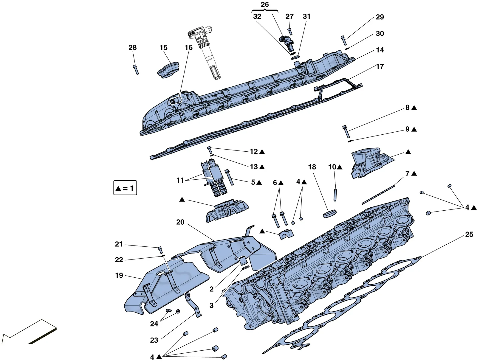 Right Hand Cylinder Head