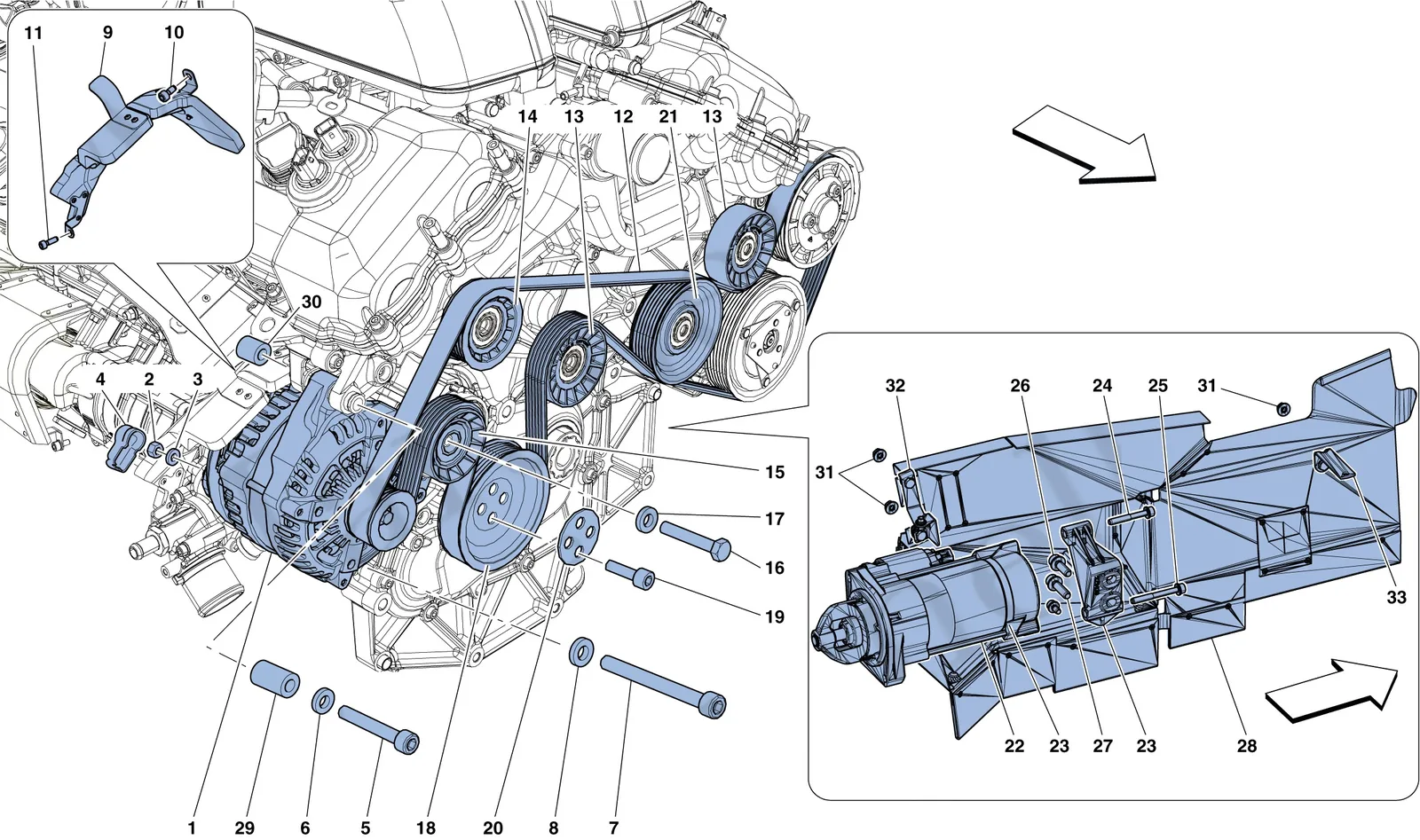 Alternator - Starter Motor