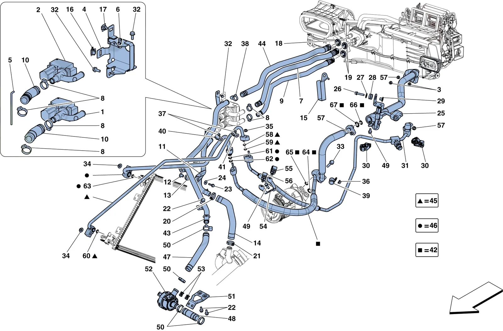 Ac System - Water And Freon