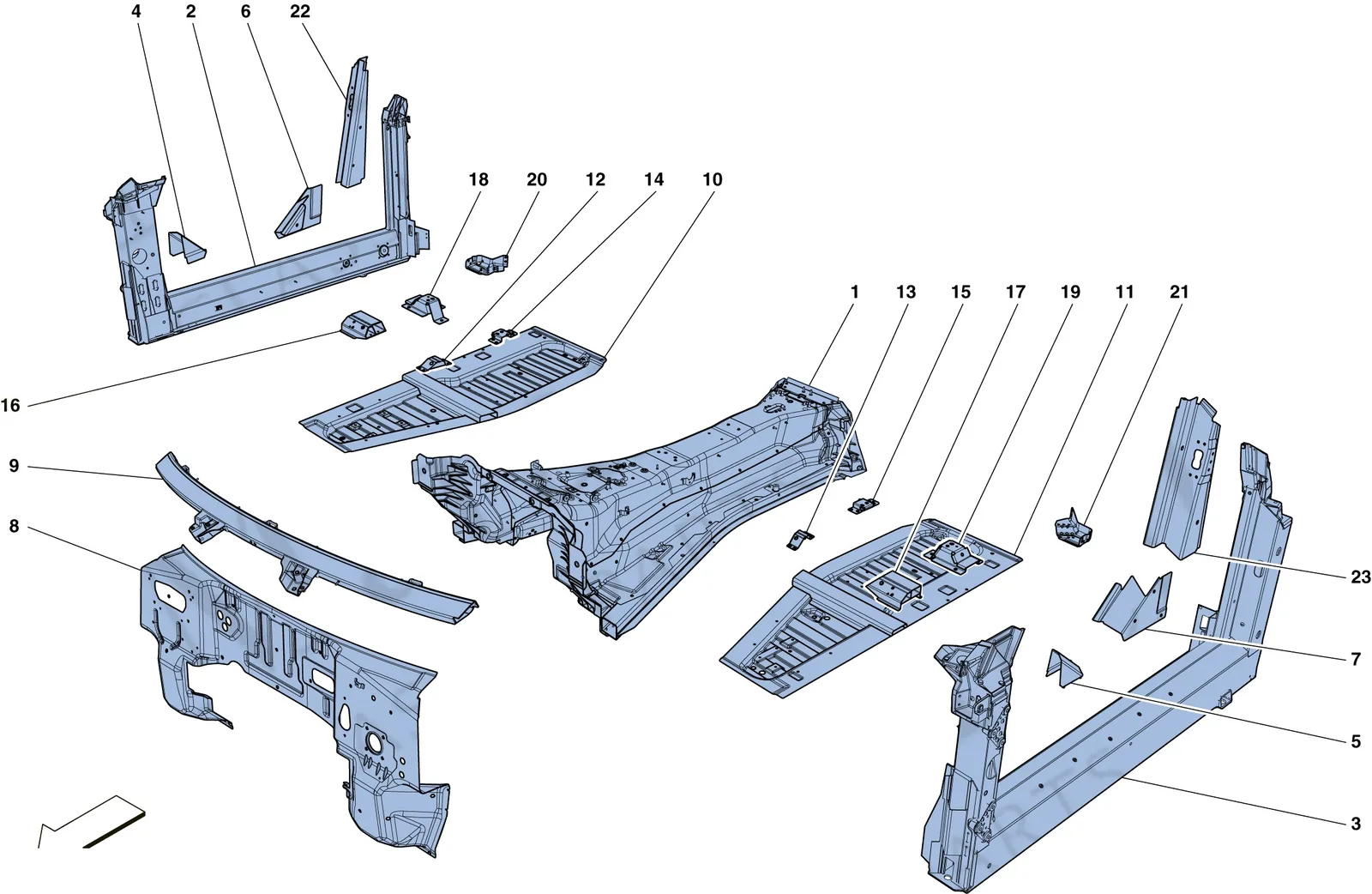 Structures And Elements, Centre Of Vehicle