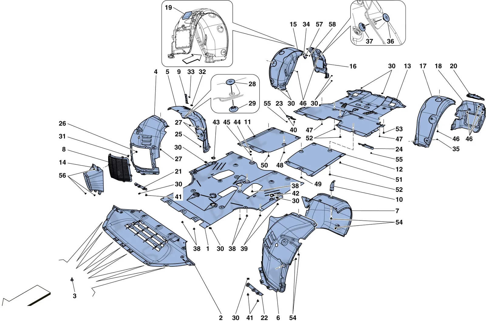 Flat Undertray And Wheelhouses