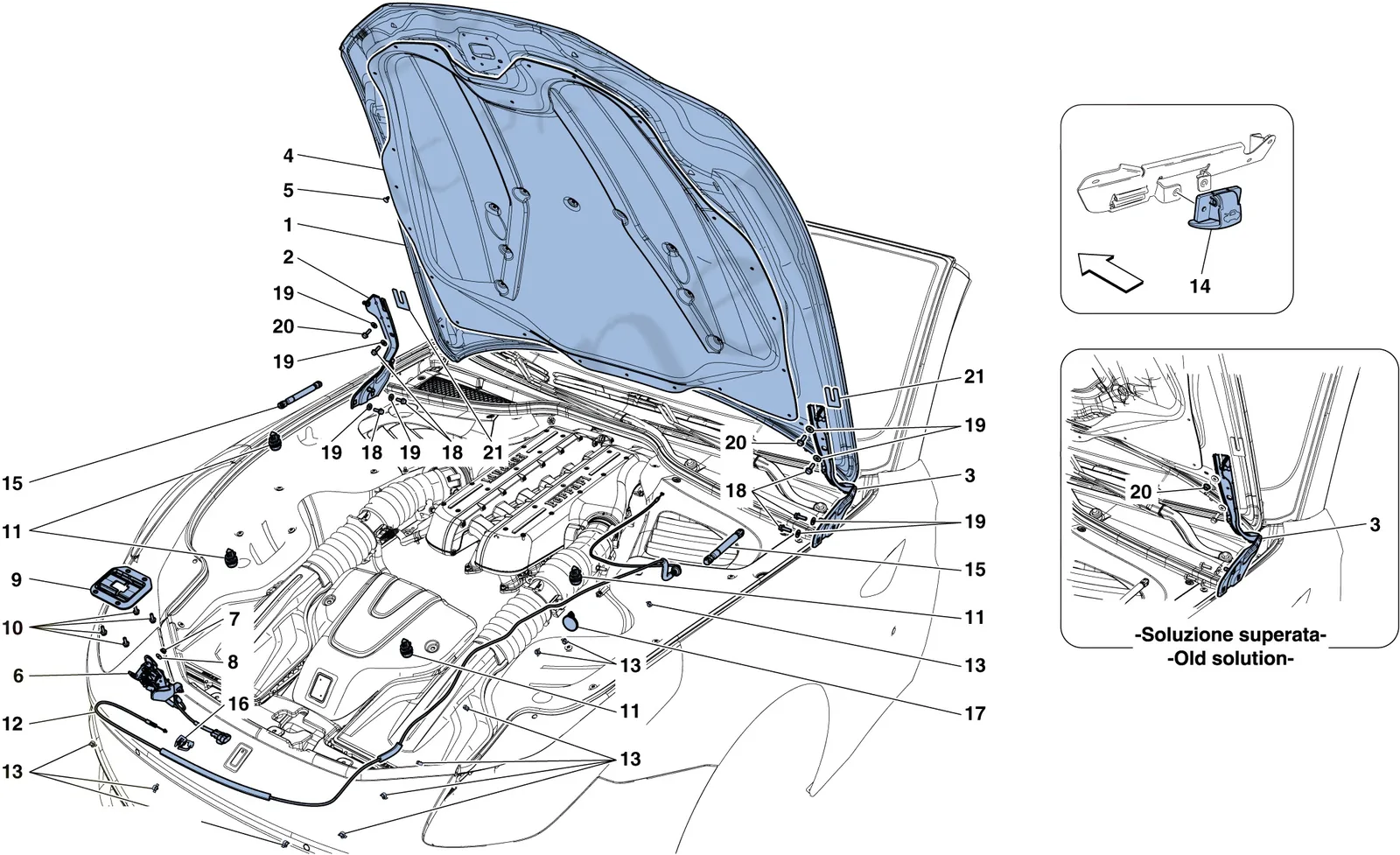 Front Lid And Opening Mechanism