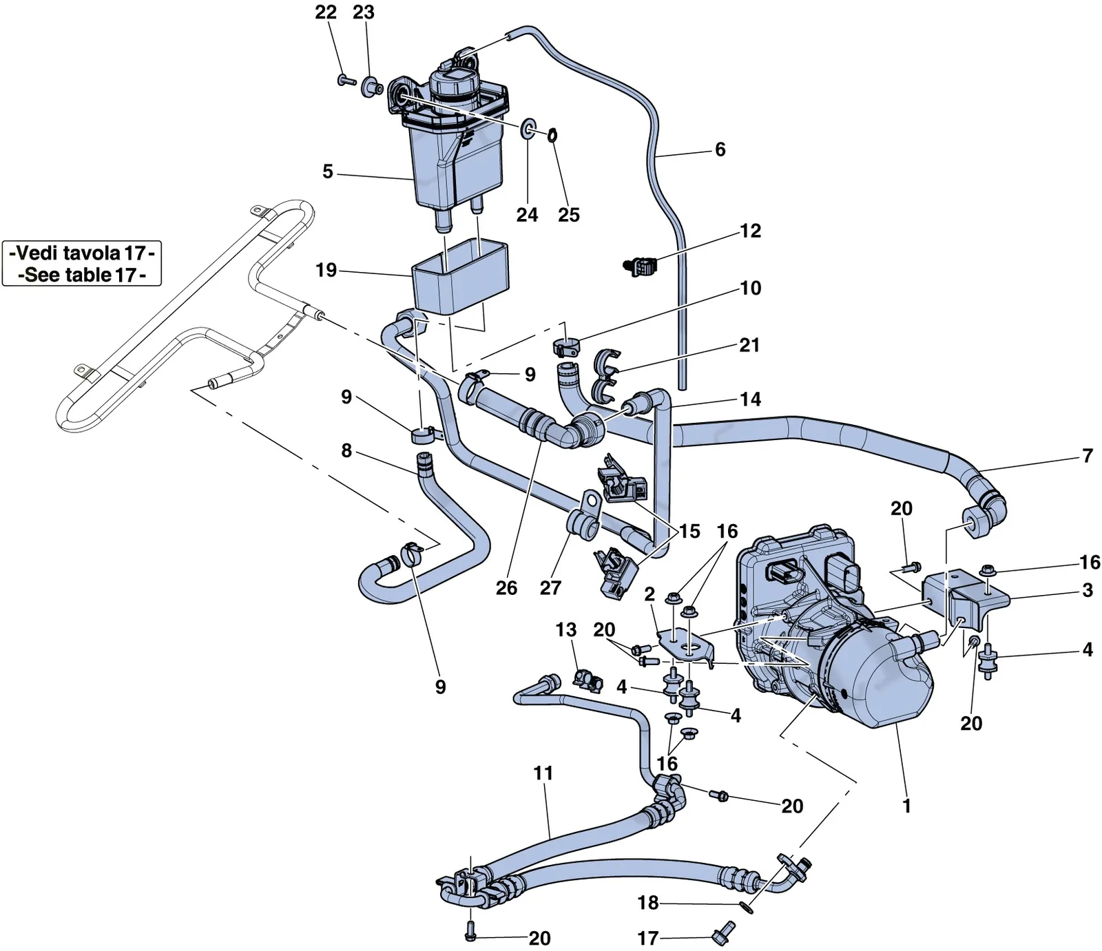 Power Steering Pump And Reservoir