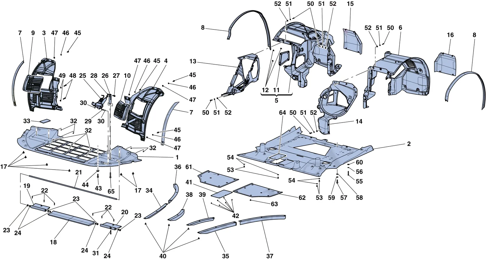Flat Undertray And Wheelhouses