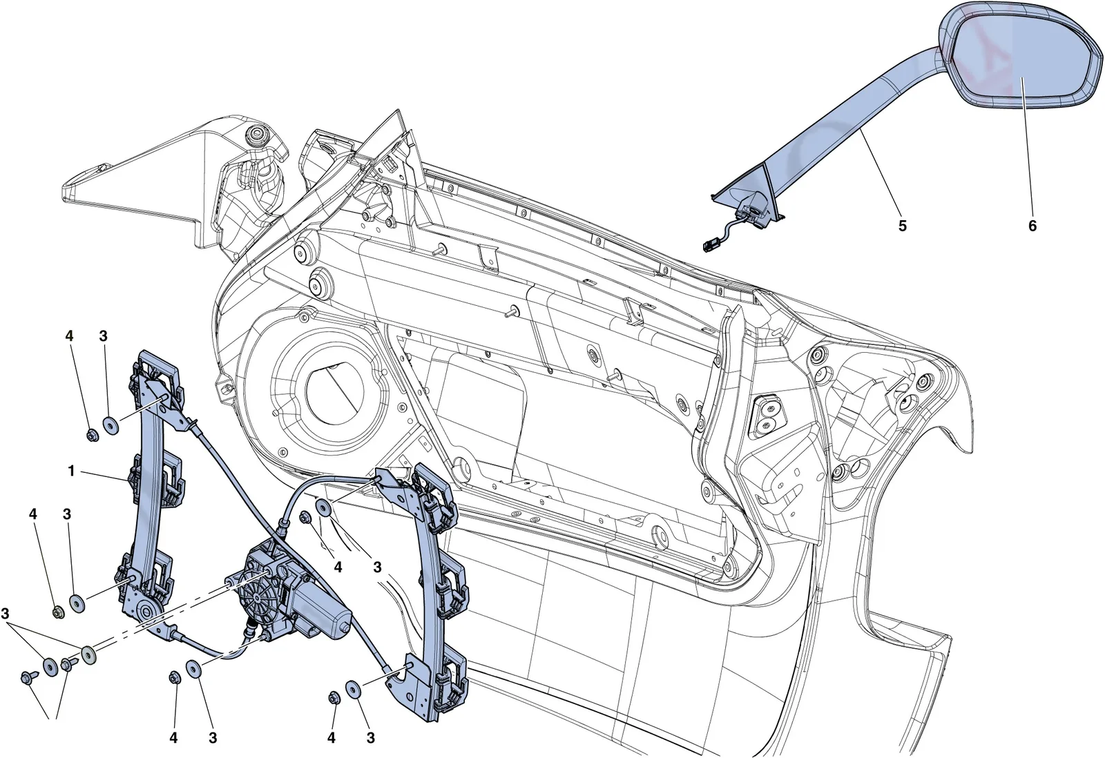Doors - Power Window And Rear View Mirror