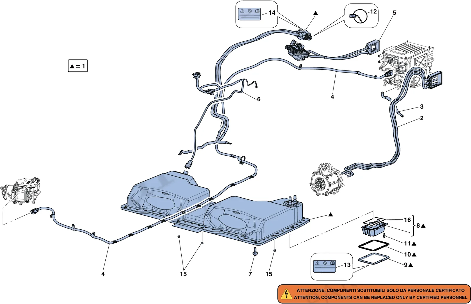 Hv Battery And Wiring Harnesses