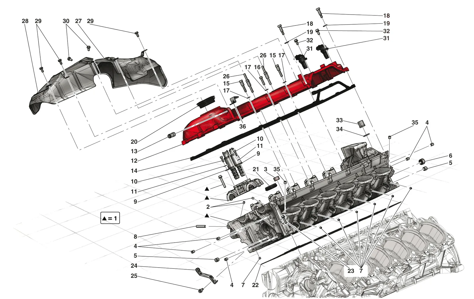Right Hand Cylinder Head