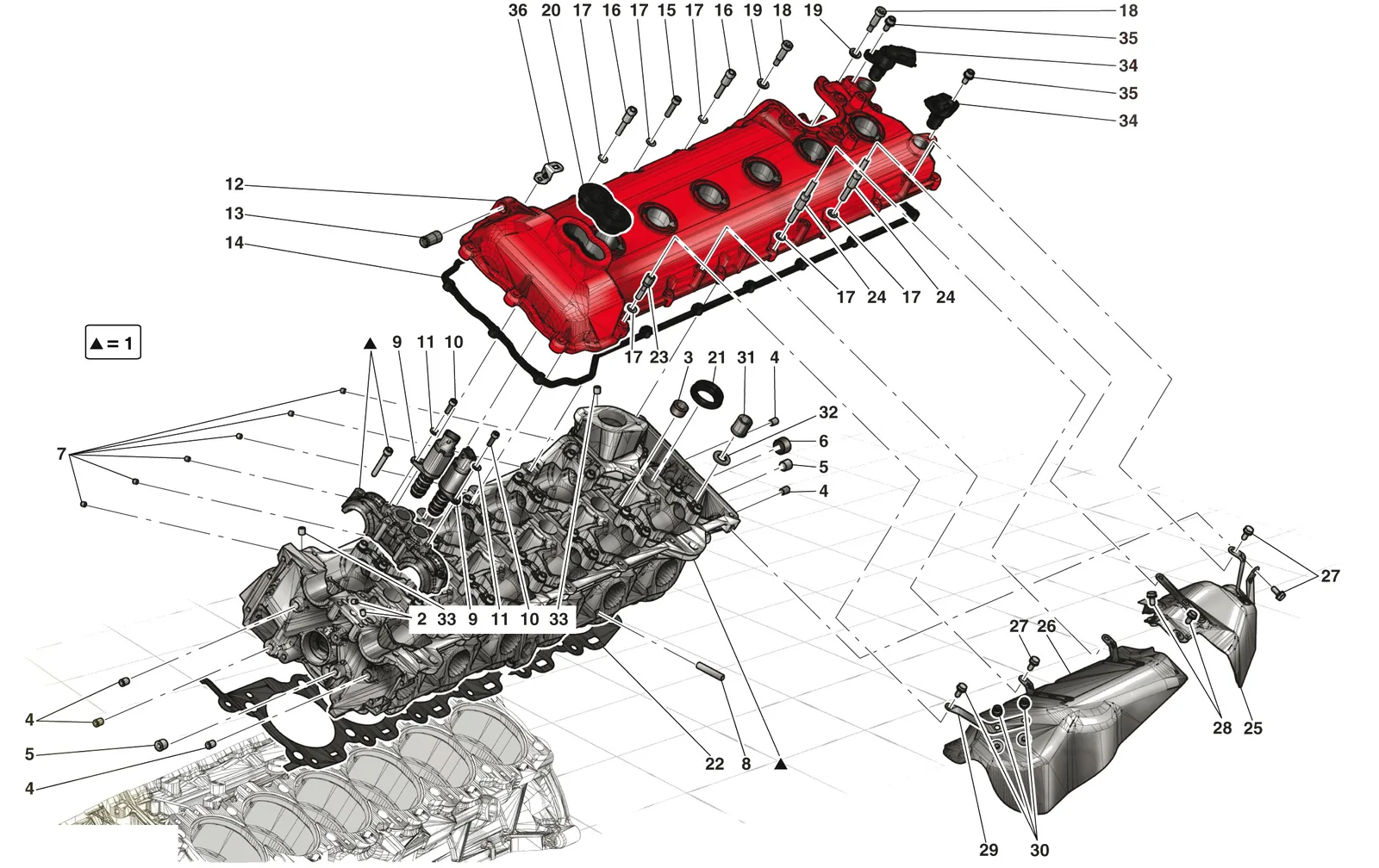 Left Hand Cylinder Head