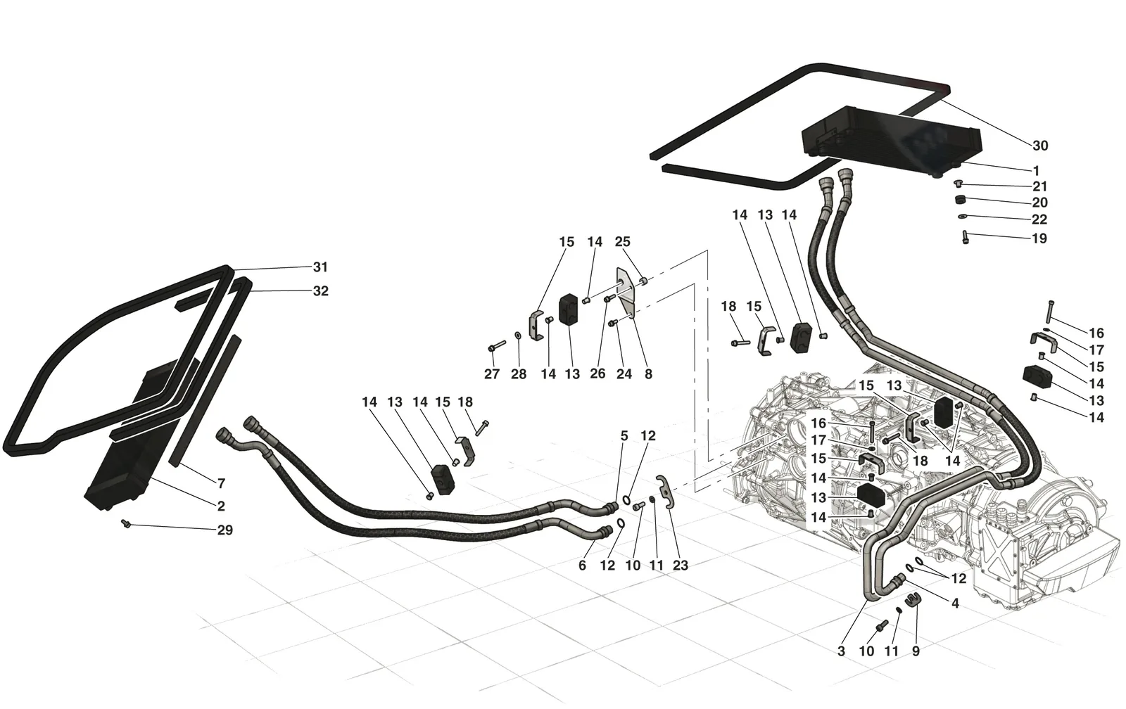 Gearbox Oil Cooling System