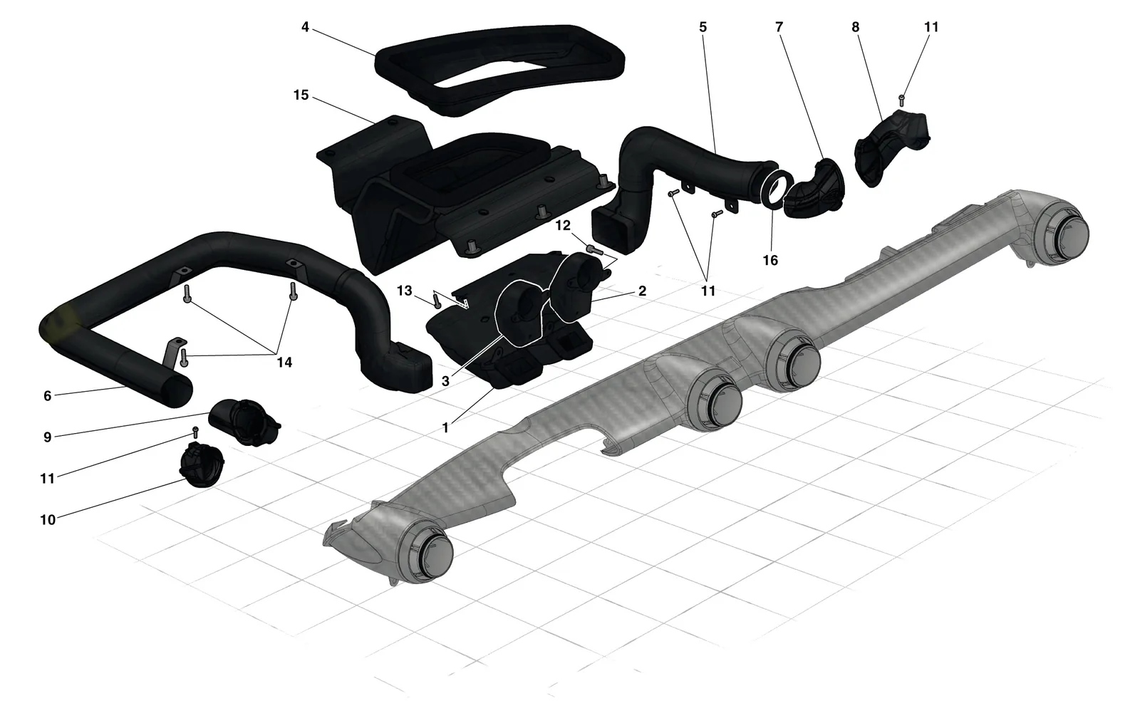 Dashboard Air Ducts