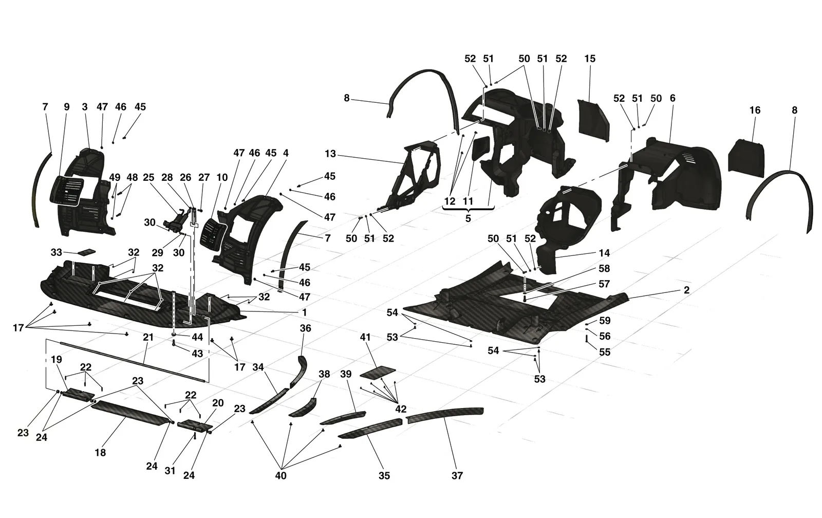 Flat Undertray And Wheelhouses