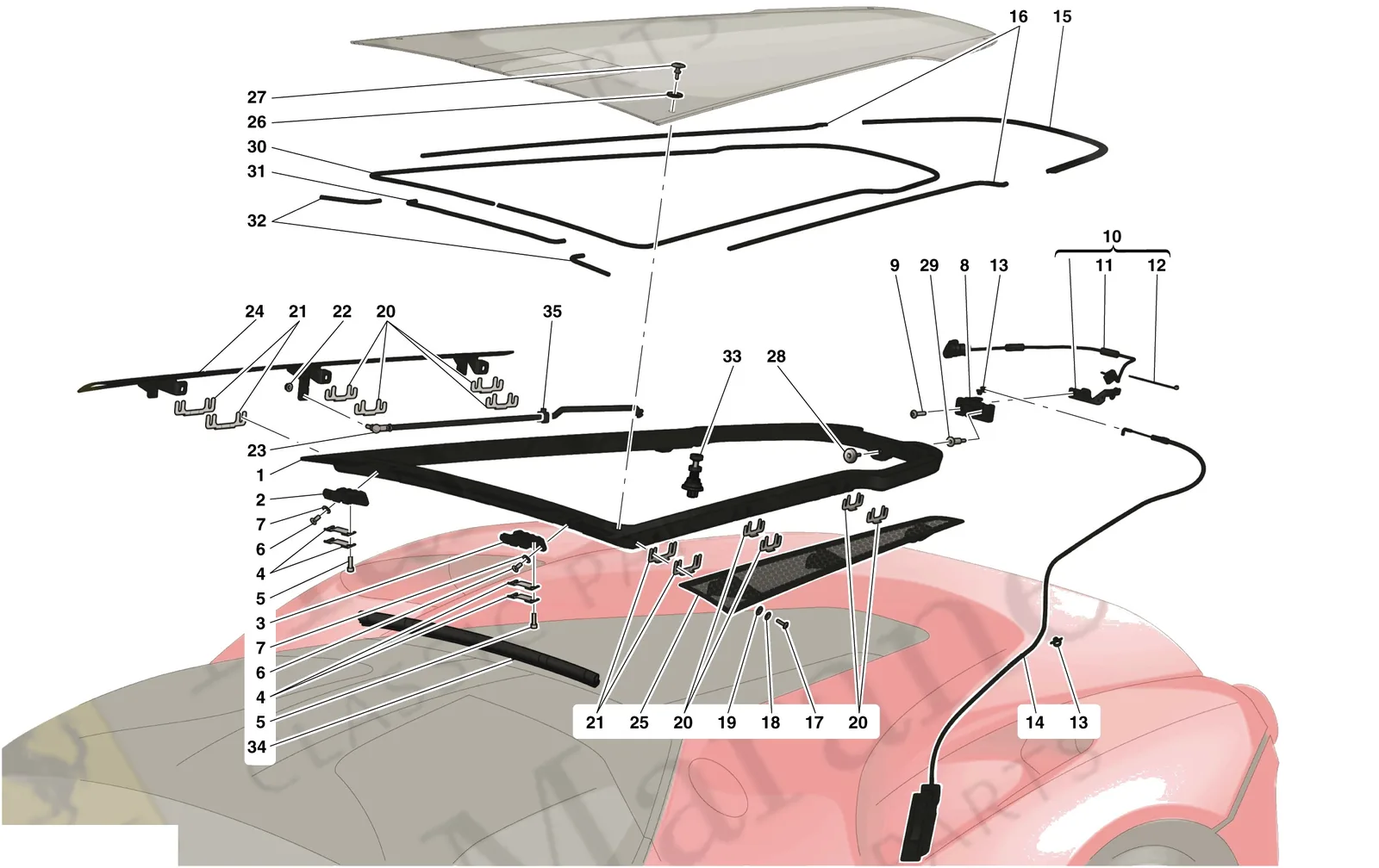 Engine Compartment Lid And Release Mechanism