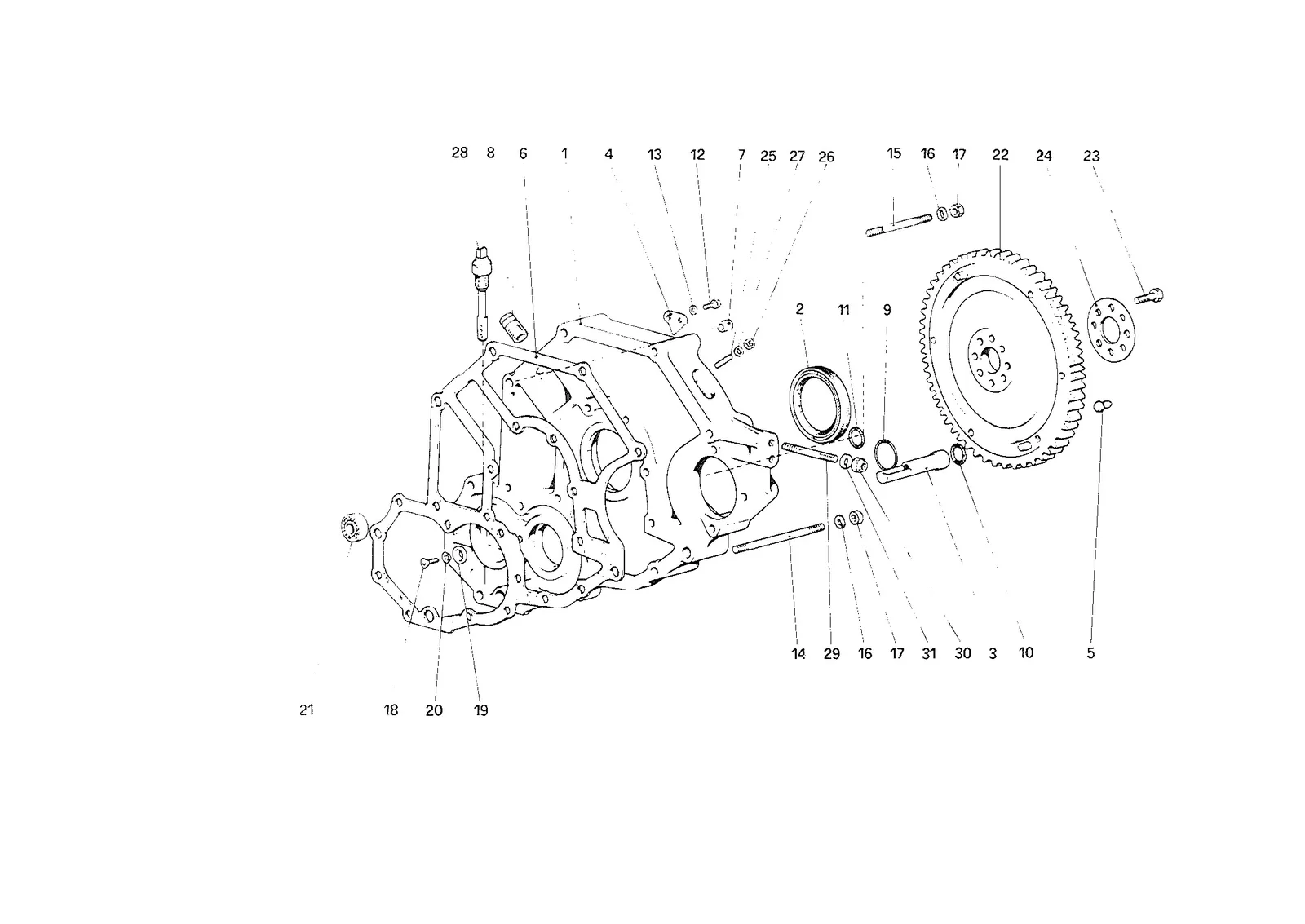 Flywheel and Clutch Housing Spacer