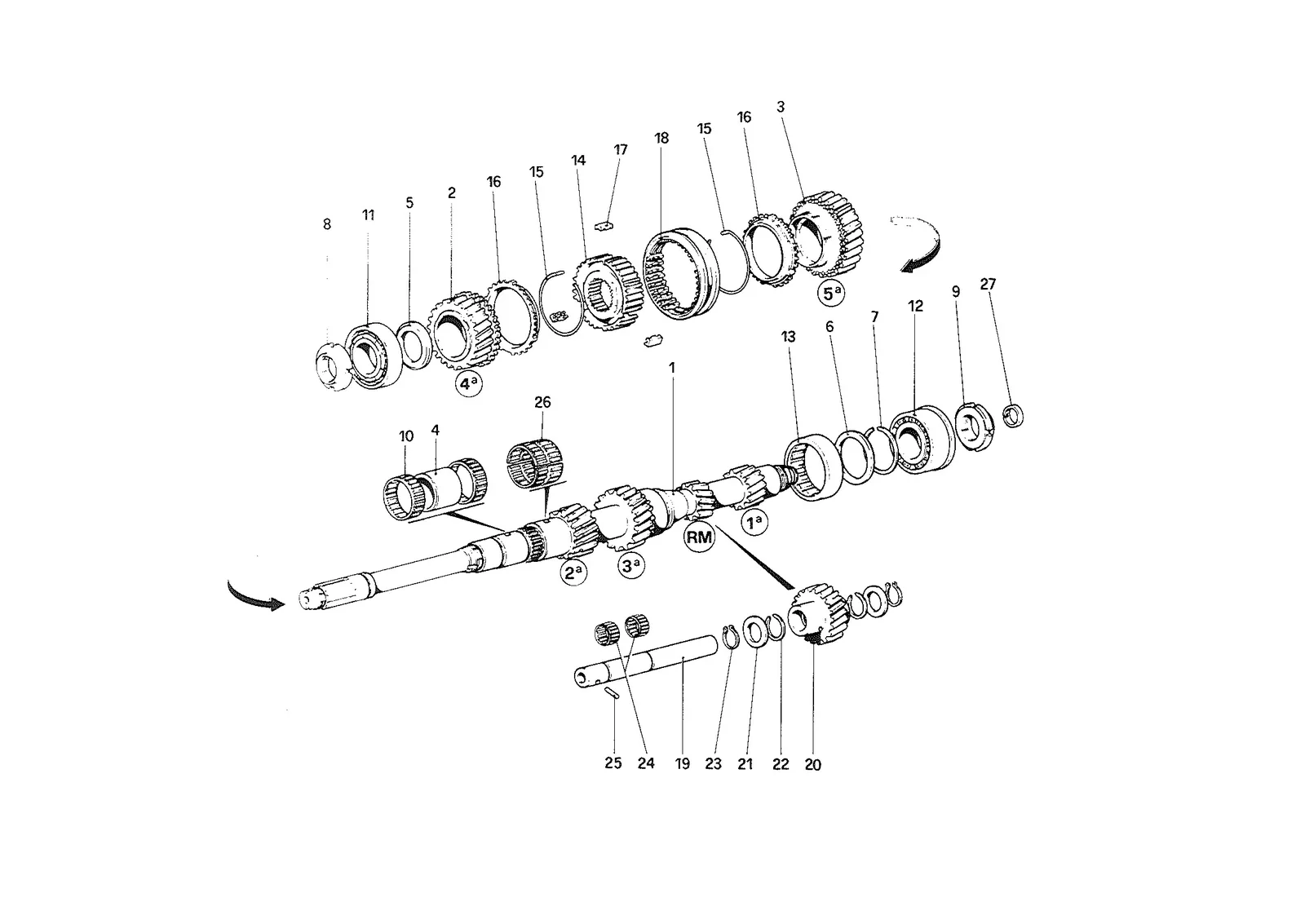 Main Shaft Gears
