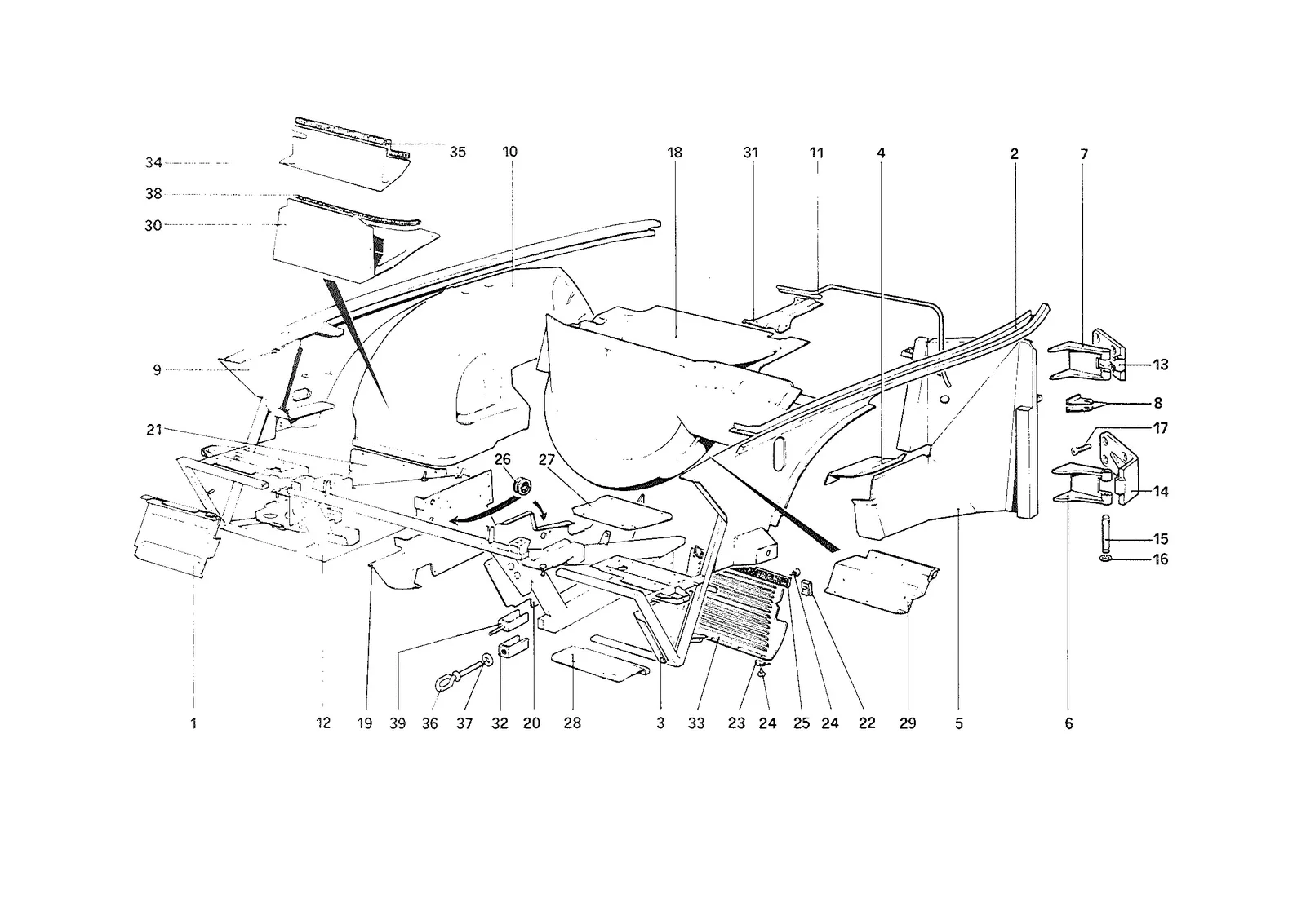 Body Shell - Inner Elements