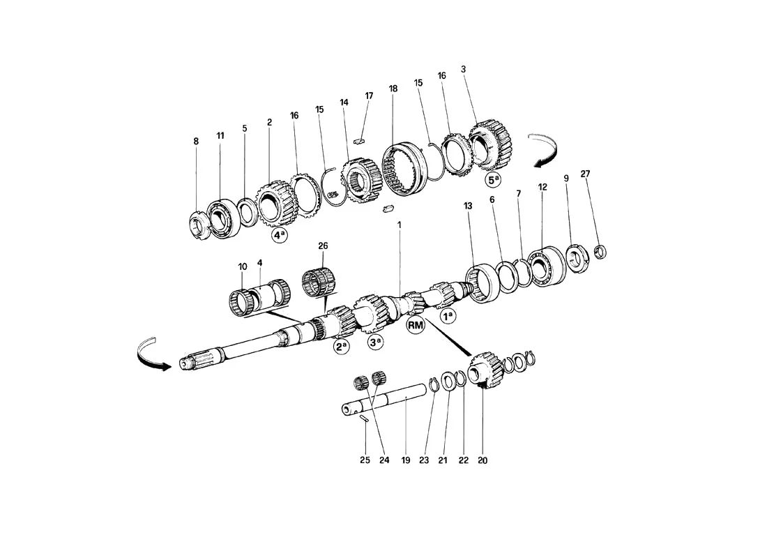 Main Shaft Gears