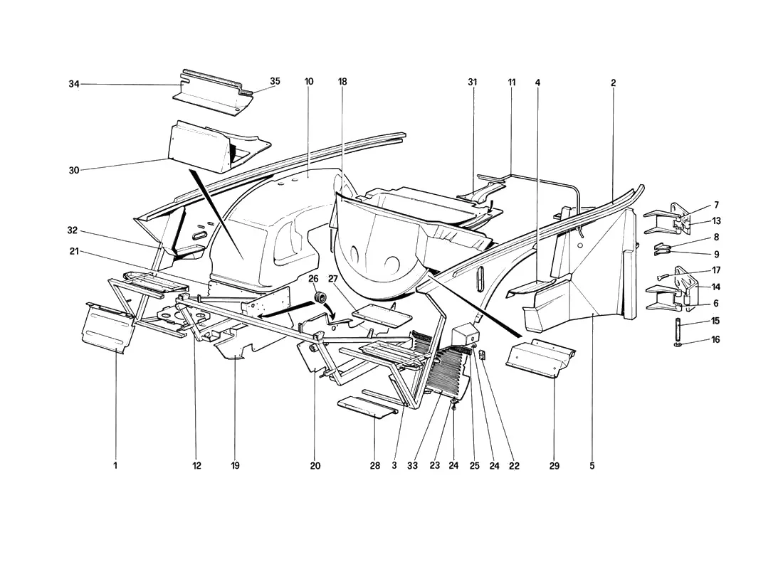 Body Shell - Inner Elements