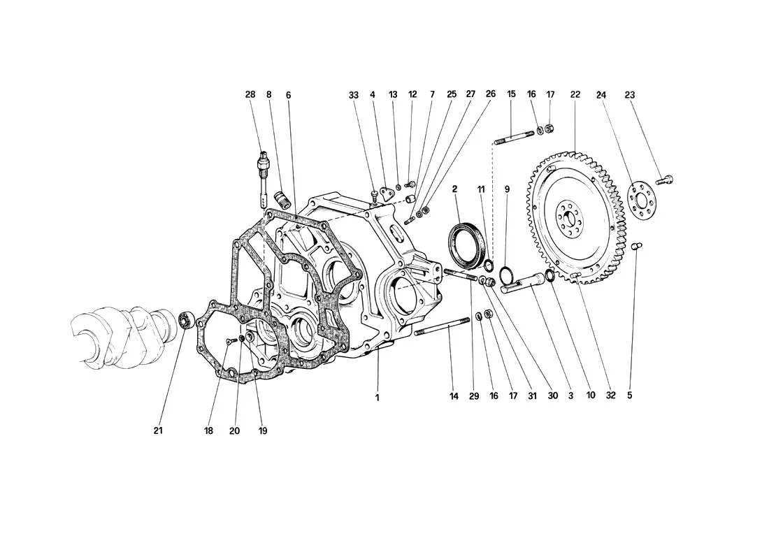 Flywheel And Clutch Housing Spacer