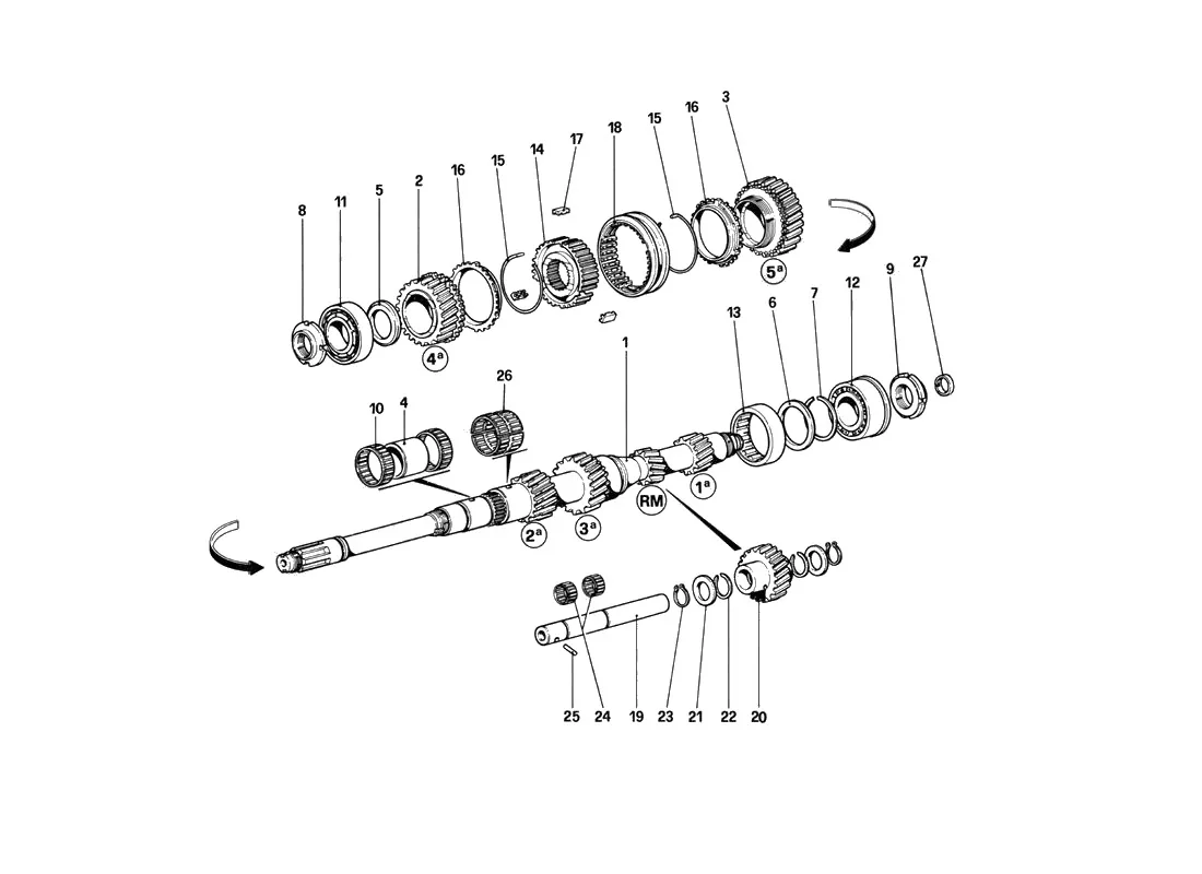 Main Shaft Gears