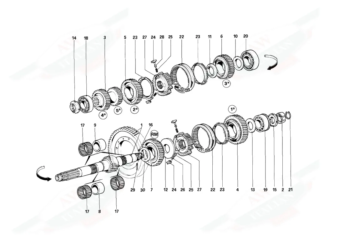 Lay Shaft Gears